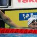 Caeleb Dressel tras las eliminatorias de los 100 libres en los Mundiales de Budapest de junio.