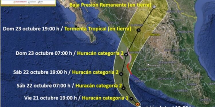 ¿Cuál es la trayectoria de la tormenta tropical Roslyn, a dónde se dirige y cuándo toca tierra?