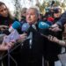 Alfonso Rus, exdirigente del PP, a su llegada a la ciudad de la Justicia de Valencia.