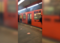 Se desacopla un vagón de tren en el metro de Ciudad de México, el mismo día que reinauguran la línea 12