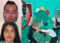 "El niño se estaba riendo" mientras sus padres golpeaban y amenazaban a su maestra con una pistola