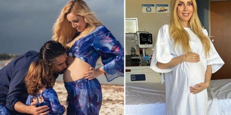 Shanik Aspe le da la dulce bienvenida a su segundo bebé