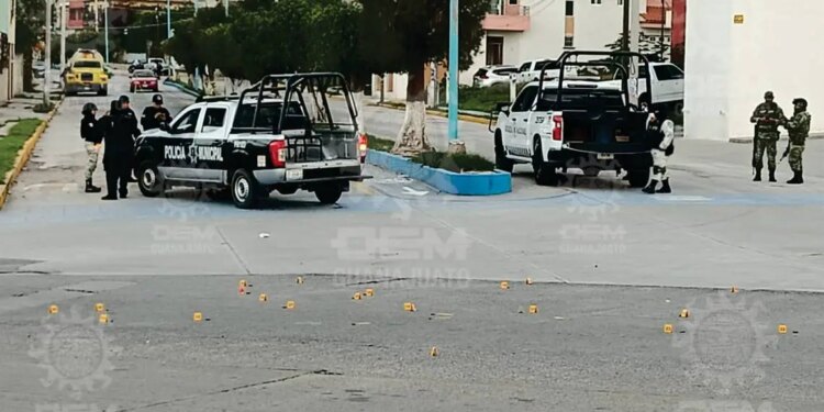 Agresión a policías de Acámbaro, Guanajuato.
