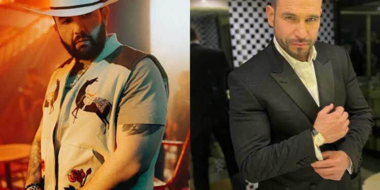 Carín León le hace la competencia a Rafael Amaya y presume sus bíceps