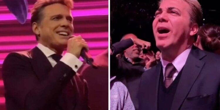 Cristian Castro estuvo en primera fila en el concierto de Luis Miguel en Argentina: No compares, disfrútalos