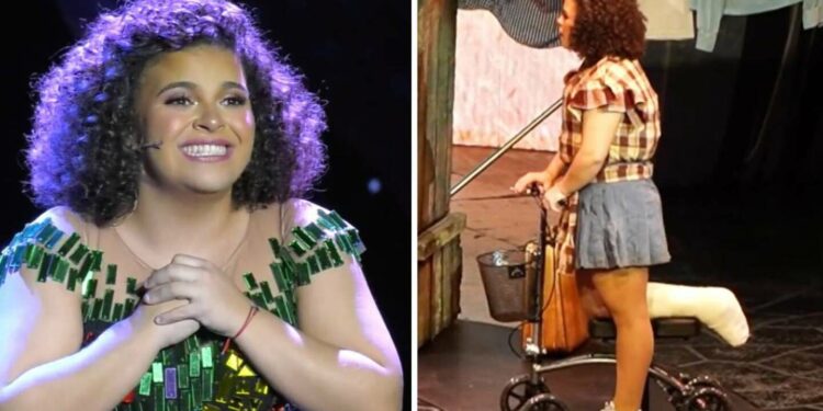 Lucero Mijares, feliz de que le quiten el yeso, tras fractura de tobillo que sufrió en El Mago
