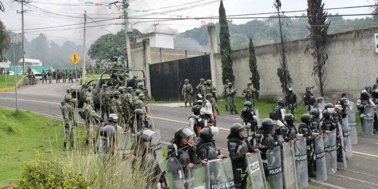 Mayor presencia del Ejército en Huitzilac, Morelos.