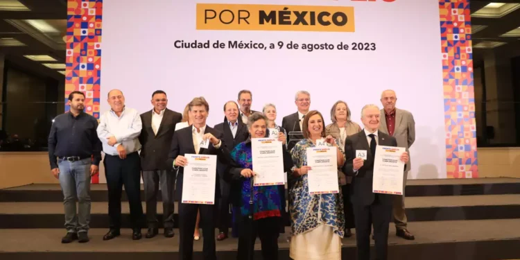 Primer encuentro candidatos: debaten visión México.
