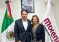 Sostiene Lucy Meza y Mario Delgado diálogo en favor de la 4T