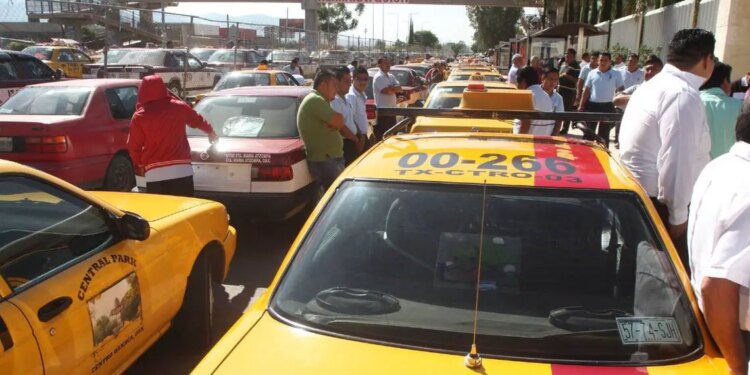 Taxistas exigen destitución de secretaria de Movilidad