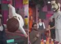 Team Infierno se ensaña rompiendo piñata de Jorge Losa en programa en vivo