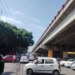 Transportistas bloquean avenida en Tlalnepantla.