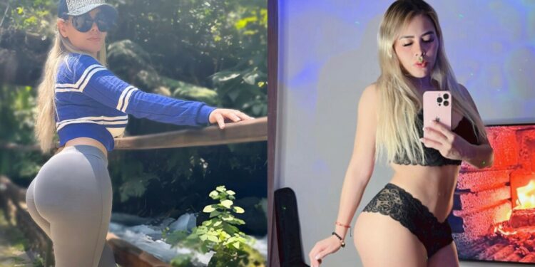 ¡Sin ropa interior! Influencer de Only Fans graba video "ligerita" en el Palacio de Bellas Artes