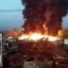 20 autos devorados por incendio en Nuevo León