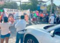 Bloqueo carretera por desaparición en Guerrero.