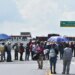 Bloqueo de autopista por desabasto de agua