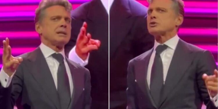 Luis Miguel hace tremendo berrinche en pleno concierto