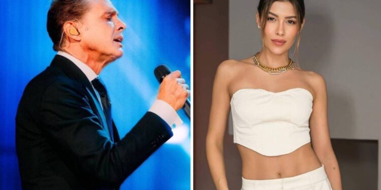 Michelle Salas es captada en el concierto de su papá Luis Miguel en Las Vegas
