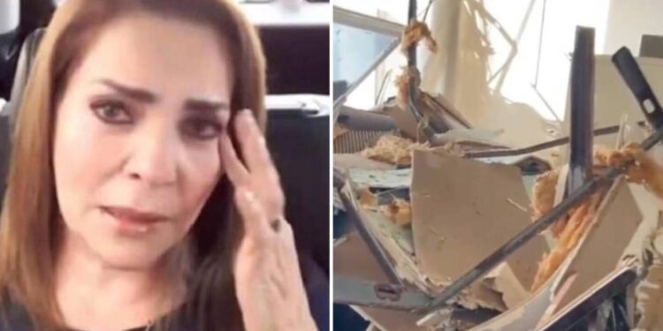 Ana María Alvarado muestra su departamento en ruinas por el paso de Otis en Acapulco