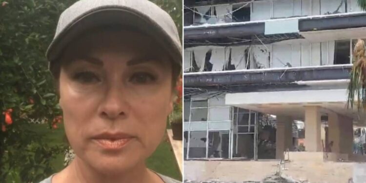 Departamento de Lety Calderón queda devastado por el paso de Otis en Acapulco