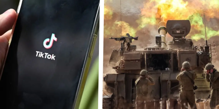 Guerra mediática redes sociales Israel-Hamas.