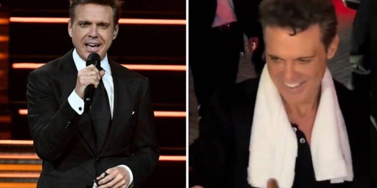 Luis Miguel se baja de su camioneta para saludar sin guantes a sus fans