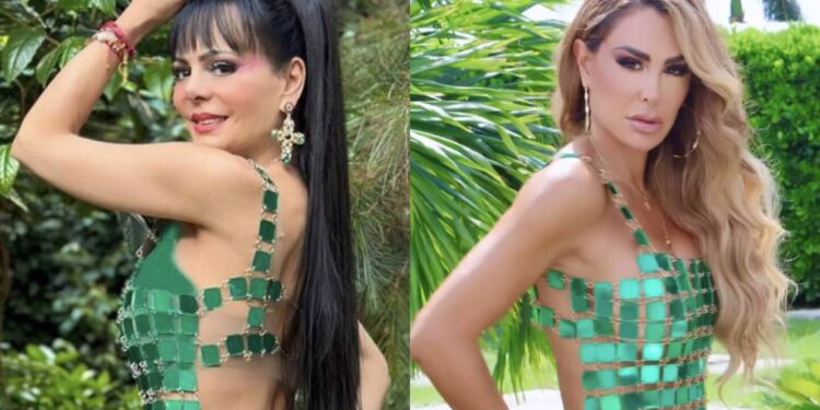 Maribel Guardia vs Ninel Conde en una batalla con el mismo mini vestido sexy