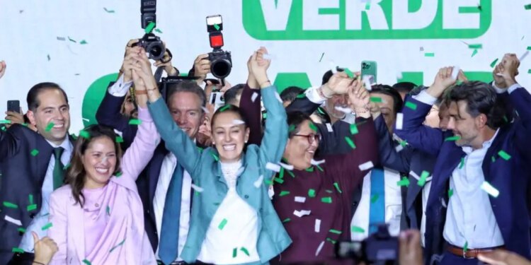 Sheinbaum: Abanderada del Partido Verde 2024