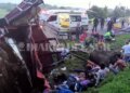 Trágico choque en Pijijiapan deja migrantes muertos