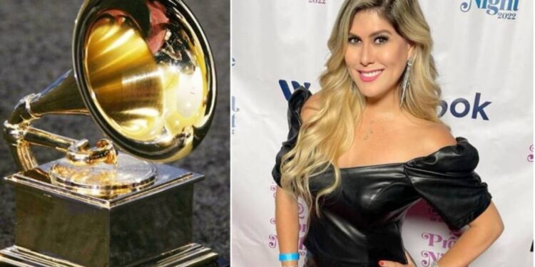 Claudia Kosters, corresponsal de lujo de TVyNovelas en los Latin Grammy 2023