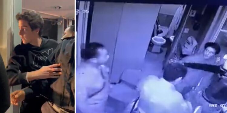Joven estudiante en Puebla ataca a puñetazos a vigilante sólo por pedirle identificación: VIDEO