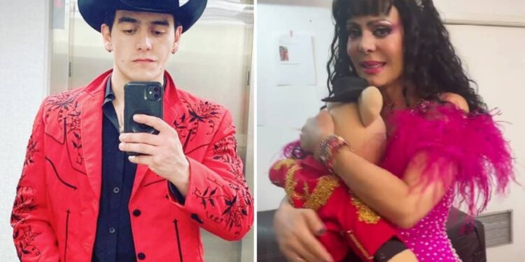 Maribel Guardia se conmueve con oso de peluche vestido y con la voz de Julián Figueroa