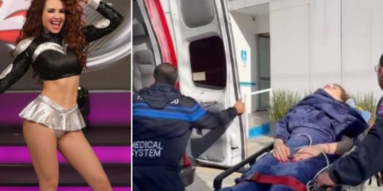 Mayte Carranco es trasladada de urgencia a un hospital por fuerte caída