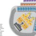 Mapa del estadio móbil super para el concierto de rbd