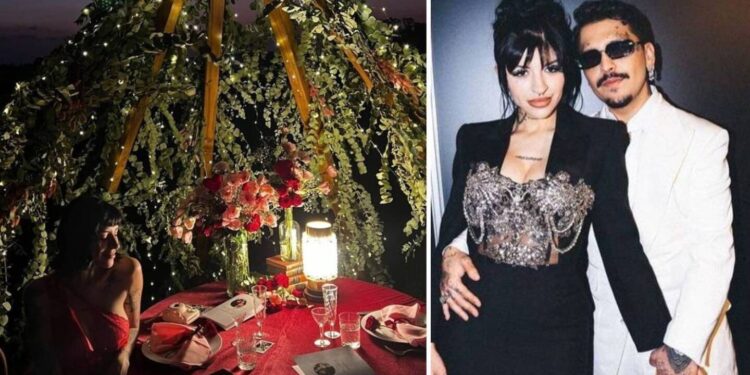 Cazzu cumple 30 años y Christian Nodal la sorprende con una velada romántica