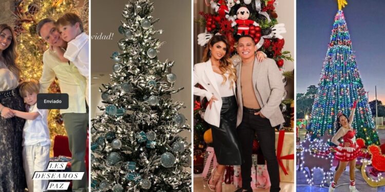 Diez arbolitos de Navidad espectaculares de famosos: ¡Quedarás con la boca abierta!