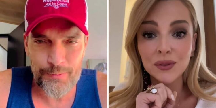 Marjorie de Sousa contesta al reclamo de Julián Gil por debut de su hijo en la TV