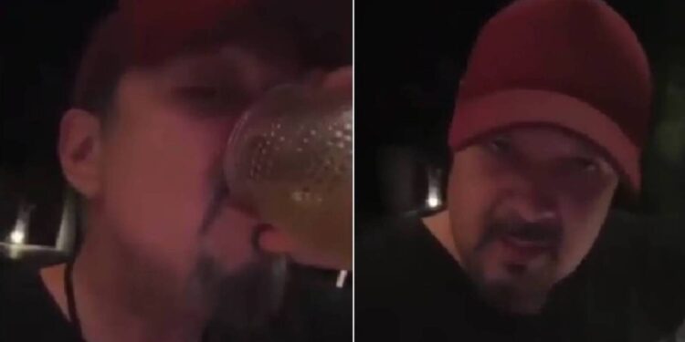 Pepe Aguilar en estado de ebriedad arremete contra fan en un live