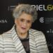 Queta Lavat en una alfombra roja de los Premios Ariel.