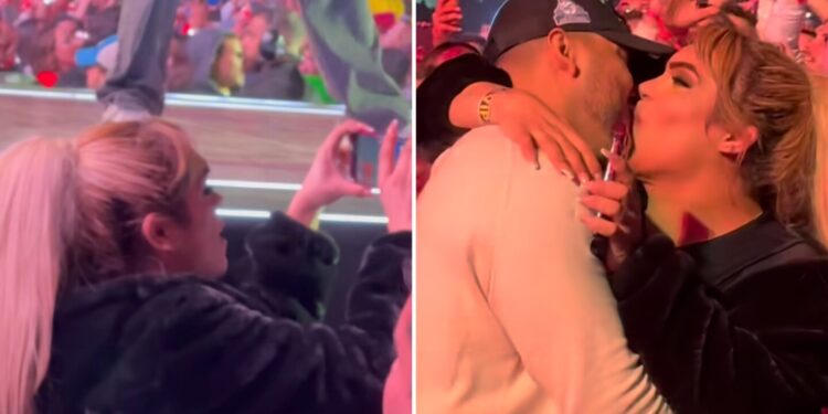 Wendy Guevara se come a besos en el concierto de RBD: ¿Quién es el hombre?