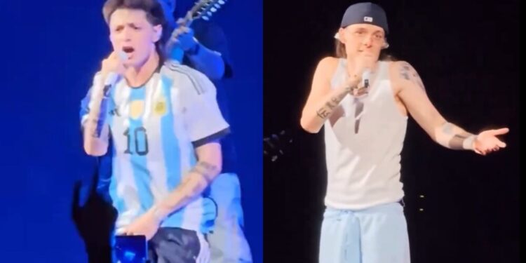 Peso Pluma se dijo fan de Messi y la Selección de Argentina