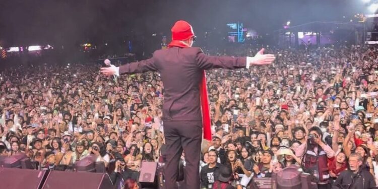 Dani Flow en el Flow Fest