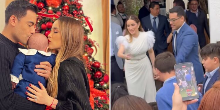 Al interior del bautizo del hijo de Carlos Rivera y Cynthia Rodríguez: Fotos y video