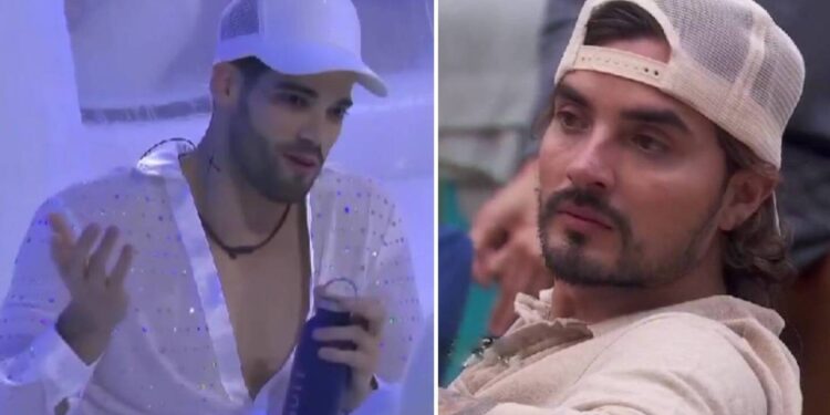 Christian Estrada le reclama a Guty Carrera por no haberlo salvado en LCDLF4