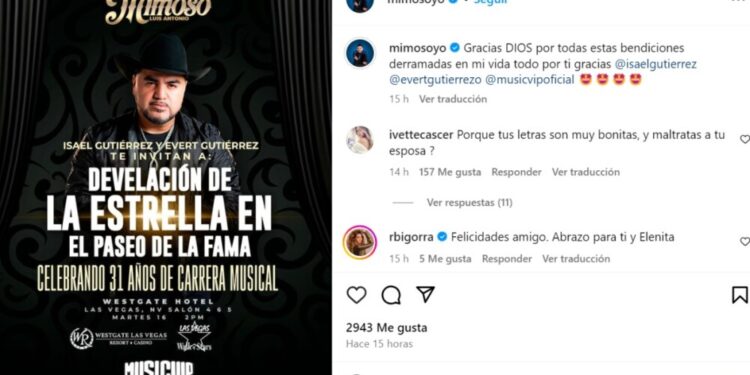 el mimoso tendrá su estrella en el paseo de la fama