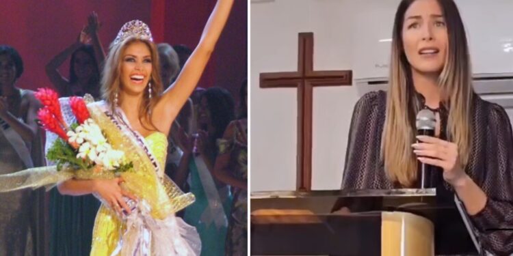 Esta Miss Universo cambió el espectáculo para predicar en iglesia cristina: "Jesús me liberó"
