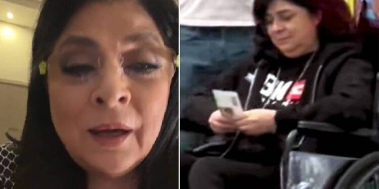 Victoria Ruffo se sincera sobre su estado de salud luego de ser captada en silla de ruedas