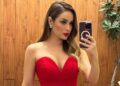 ¡Cynthia Rodríguez robó miradas! La conductora lució espectacular con este elegante look rojo
