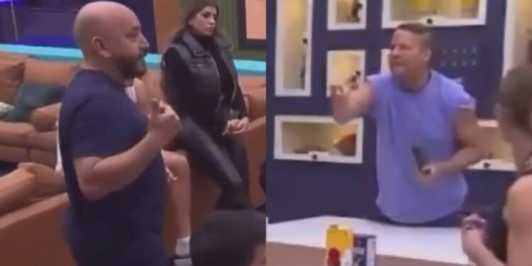 Lupillo Rivera y Alfredo Adame en La casa de los famosos 4.