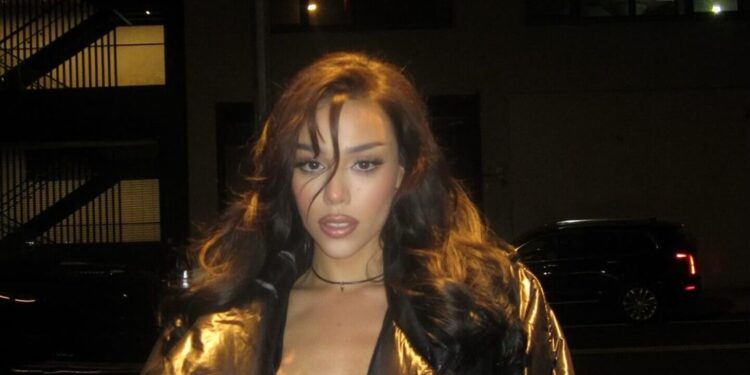 Danna Paola presumió su amor por Alex Hoyer con estas sensuales fotos en San Valentín